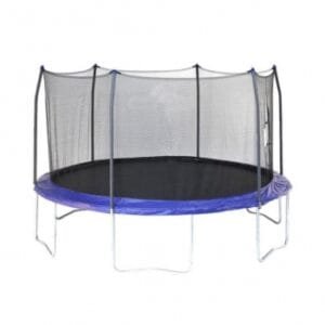 Trampoline with safety net