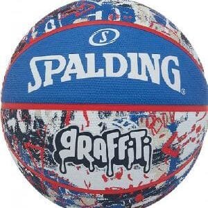 Spalding Graffiti Series Blue/Red Outdoor Basketball size: 7