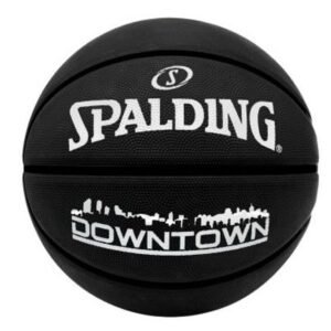 Spalding Downtown Black Outdoor Basketball - Size 7