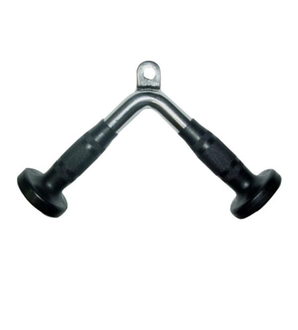 30 cm Triceps Press Down Bar with Rubber Handgrips Exercise Machine Attachment