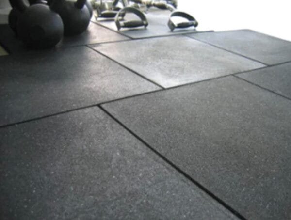 American Rubber Flooring - Black 100 cm x 100 cm - Image 2