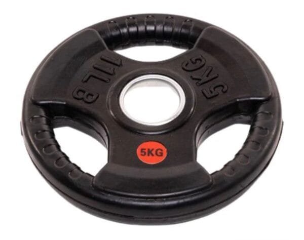 Rubber Coated Olympic Weight Plate - (In Pairs) - Image 2