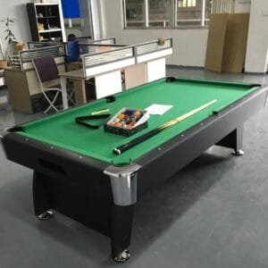 Pool Table 7 feet MDF wood Black / Green cloth