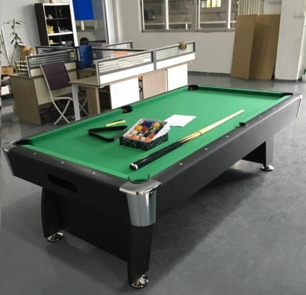 Pool Table 7 feet MDF wood Black / Green cloth