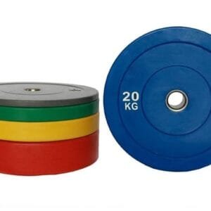 Olympic Colored Bumper Plates Set 150 kg