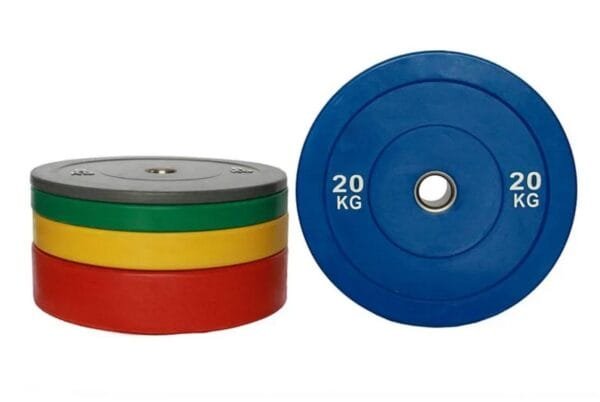 Olympic Colored Bumper Plates Set 150 kg