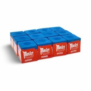 Master Billiard/Pool Cue Chalk, 12 Cubes