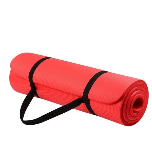 Exercise Yoga Mat 1.5 cm with Carrying Strap - Image 3