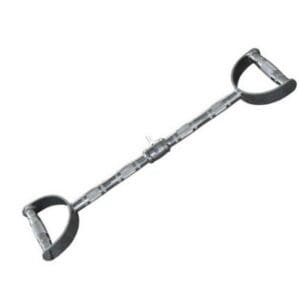 Straight Lat Bar with Revolving Hanger Exercise Machine Attachment