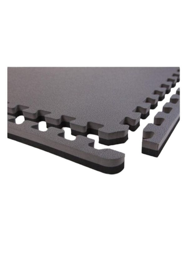 1 Piece Puzzle Matt Black / gray Double face 2.5cm thickness 100 cm x 100 cm - Image 2