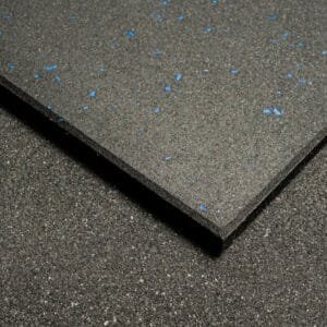 American Rubber Flooring - Black 100 cm x 100 cm