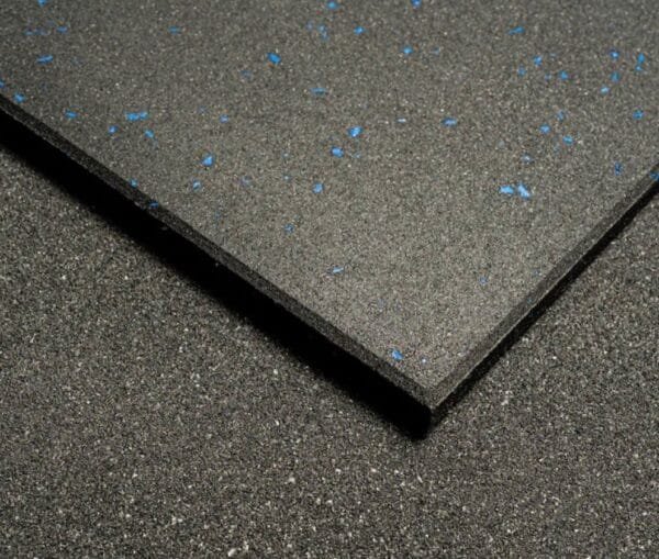 American Rubber Flooring - Black 100 cm x 100 cm