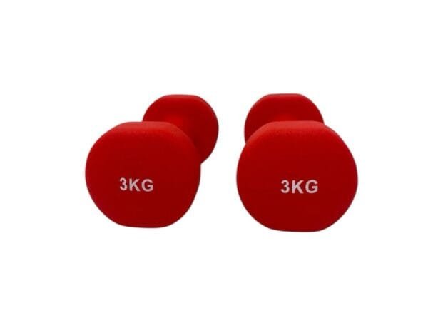 Round Neoprene Dumbbells - Pairs - Image 2