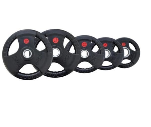Rubber Coated Olympic Weight Plate - (In Pairs)