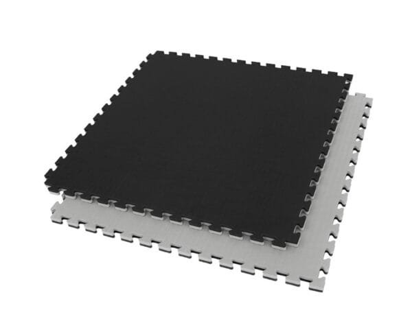 1 Piece Puzzle Matt Black / gray Double face 2.5cm thickness 100 cm x 100 cm