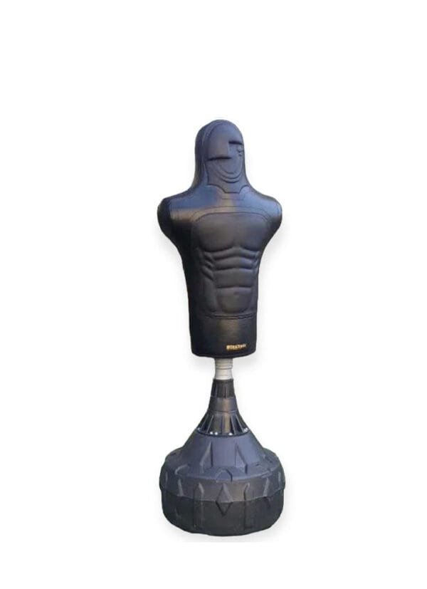 Free Standing Punching / Boxing Dummy Leather Black 175 cm
