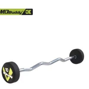 Weighted Barbell Set ( Curve + Straight)